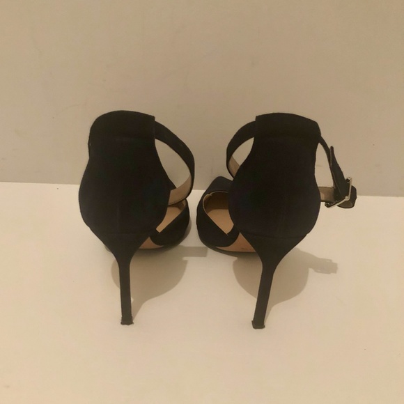 Manolo Blahnik Navy Suede Ankle - Picture 4 of 4